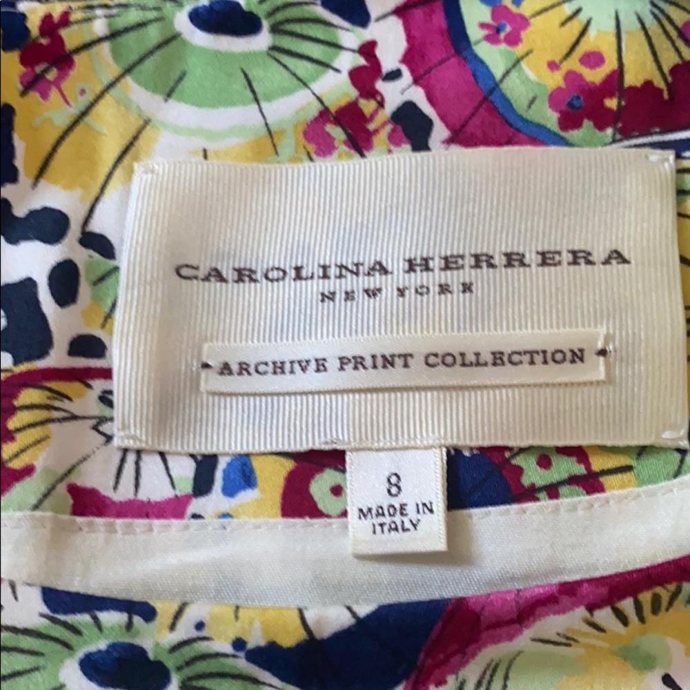 Carolina Herrera floral dress